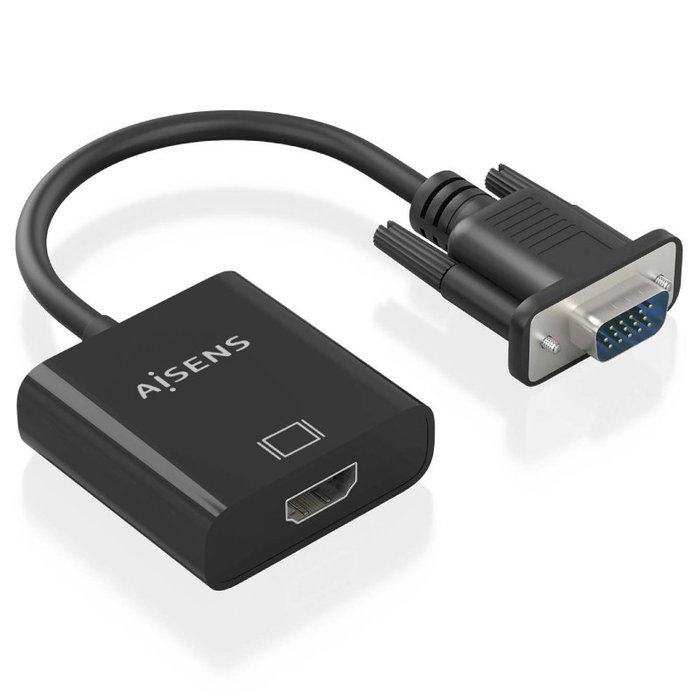 Aisens A115-0873 Cable Conversor VGA a HDMI con Audio y MicroUSB